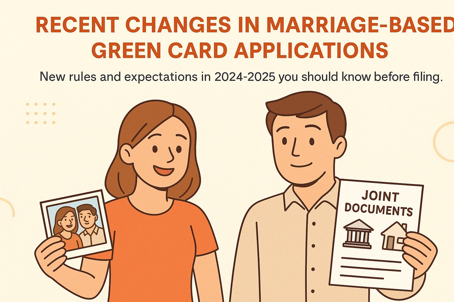 Marriage green card recent changes banner