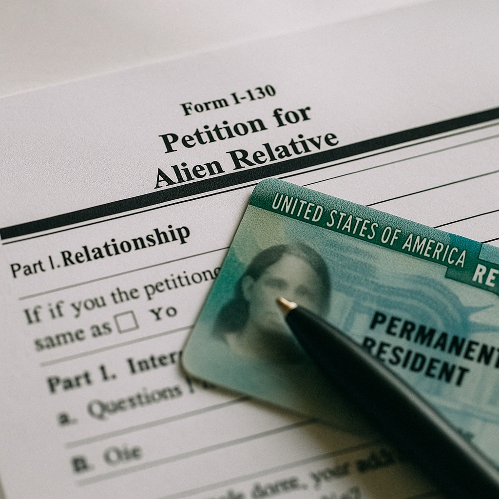form i-130 green card photo