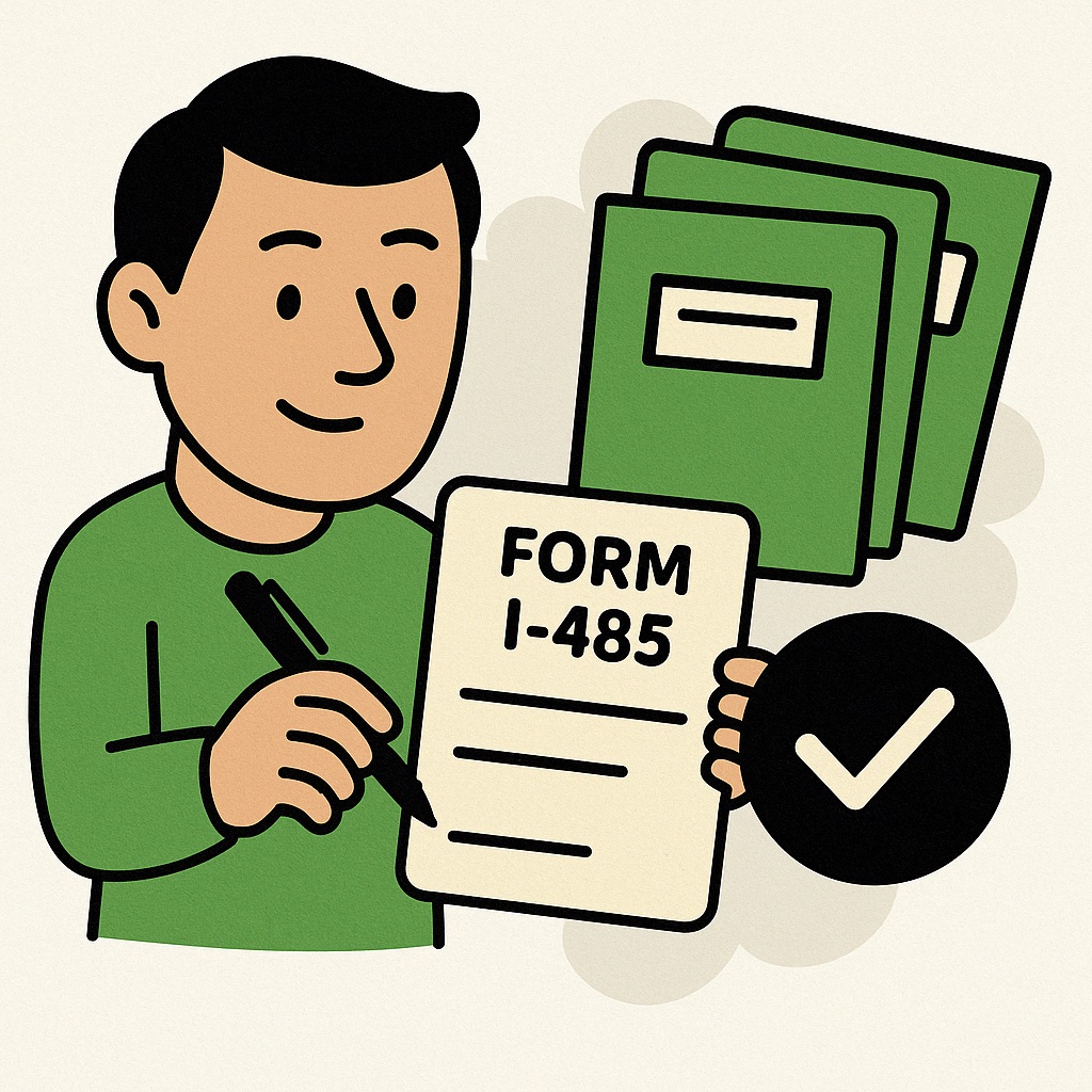 Documents on table